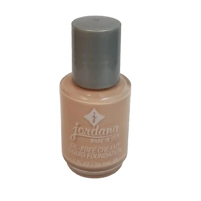 Base líquida cremosa sin aceite Jordana nueva 1 fl oz 02 beige hecha en EE. UU. Foto 1 de 4