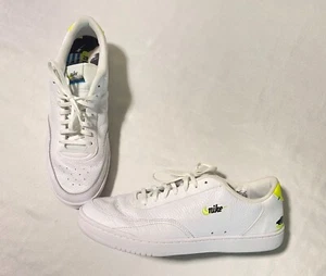 Zapatos para hombre Nike Court vintage premium blancos Volt talla 13 CZ7936-100 USADOS EN EXCELENTE ESTADO - Imagen 1 de 18