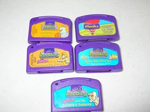 Lot of 5 Leap Frog Leap Pad Learning Game Cartridges Scooby-Doo Math Reading + - Picture 1 of 3