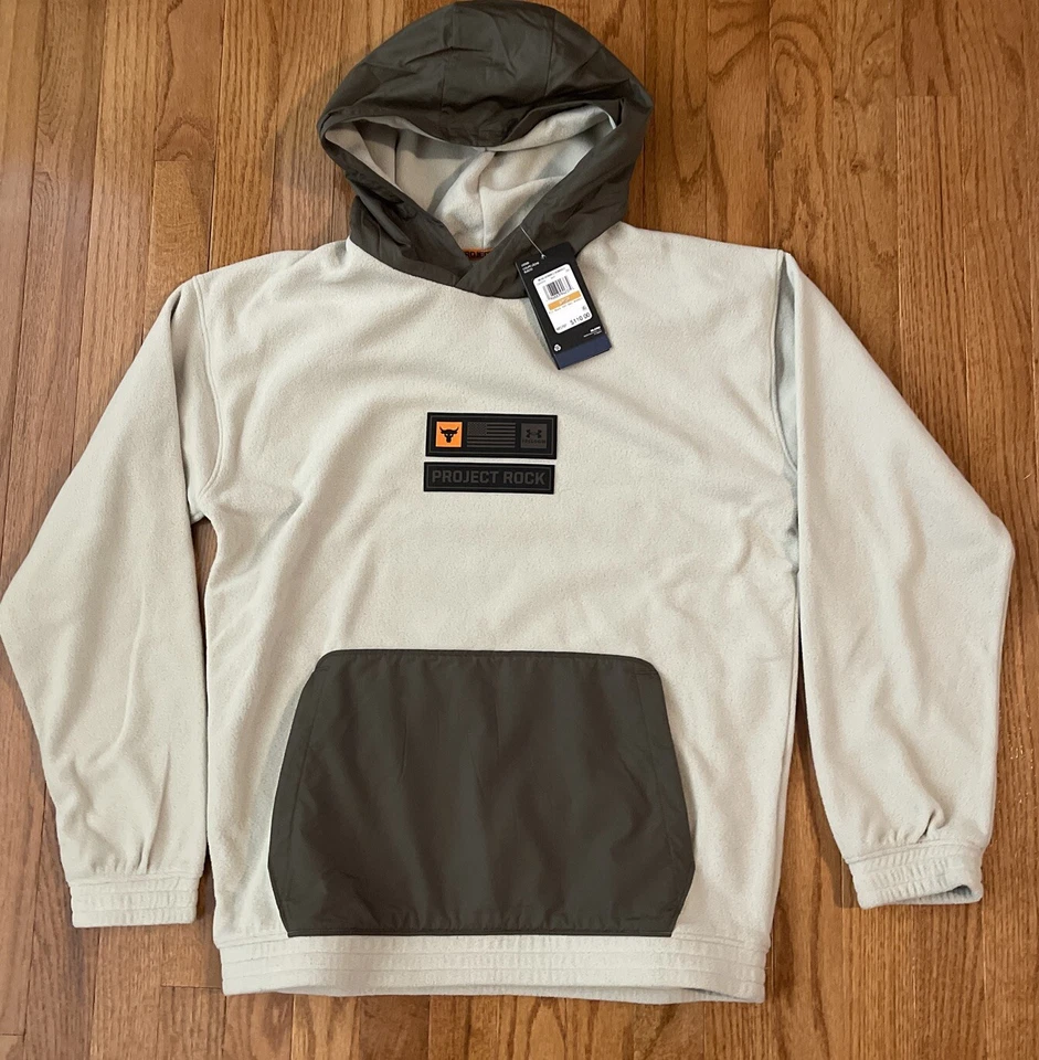 Sudadera con capucha polar Under Armour Project Rock día de los veteranos para hombre 1380978-289 pequeña Foto 1 de 1