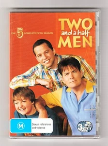 Two and a Half Men : Season 5 DVD TV Series 3-Disc Set - Brand New & Sealed - Picture 1 of 2