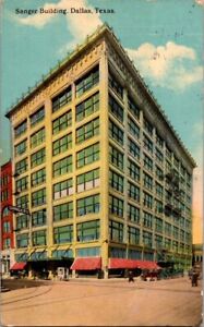 postcard Antique 1914 Sanger Building Dallas Texas A10