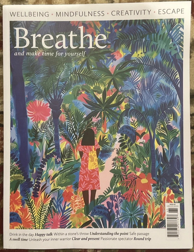 Breathe UK  Magazine Issue 65 Wellbeing Mindfulness Creavity Escape - Image 1 of 1