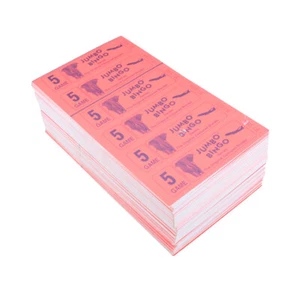 750 5 Game Jumbo Branded Bingo Tickets 6 To View Bingo Books - Picture 1 of 3
