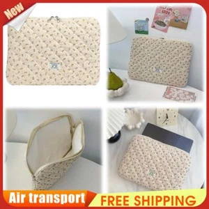 Floral Laptop Sleeve Quilted Laptop Case for 13 Inch Laptop Tablet (yellow) - Afbeelding 1 van 12