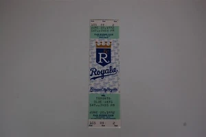 Boleto completo de béisbol de los Reales de Kansas City del 20 de junio de 1992 - Toronto Blue Jays - Imagen 1 de 4