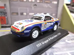 PORSCHE 959 Rally Dakar 4x4 Raid 1986 vincitore 1#86 Metge Rothmans Minichamps 1:43 - Foto 1 di 5