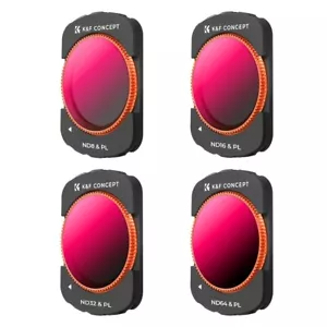 K&F Concept 4PCS Filter Kit ND8&PL+ND16&PL+ND32&PL+ND64&PL for DJI Osmo Pocket 3 - Picture 1 of 7