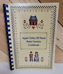 Vtg Apple Valley 3rd Ward Relief Society Cookbook Community Collected Recipes - Imagen 1 de 11