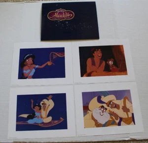 Disney Store - Aladdin 2-Disc Special Edition - Lithograph Portfolio Set of 4 - Picture 1 of 7