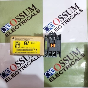 HYUNDAI ELECTRIC UMC12 MAGNETIC CONTACTOR 12A VOLTAGE 220VAC FREE FAST SHIPPING - Picture 1 of 5