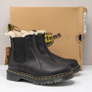 Dr. Martens 2976 Leonore Faux Fur Lined Chelsea Boots, Size 5 US - Picture 1 of 7