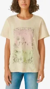 Lucky Brand Women's Graphic-Print Cotton T-Shirt, Marshmallow, XS - Picture 1 of 3