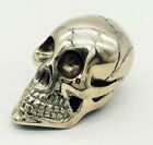 Solid Golden Brass Skull Only head Handle for Shaft Walking Stick Cane GIFT
