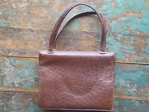AUTÉNTICO BOLSO DE MANO PEDRO MAYORGA AVESTRUZ KELLY DE COLECCIÓN - Imagen 1 de 12