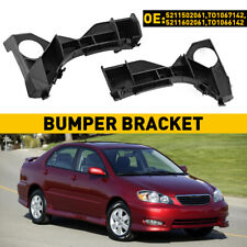 Bumper Bracket For 2003-2008 Toyota Corolla Set of 2 Front Left & Right Side