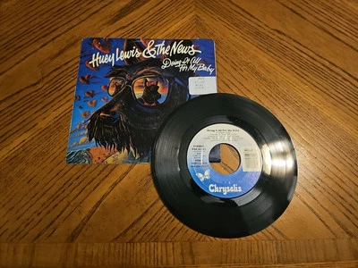 Huey Lewis And The News Doing It All For My Baby / Naturally 45 RPM Single - Image 1 of 3