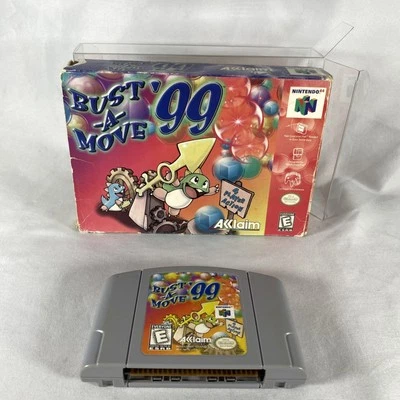 Bust A Move '99 (Nintendo N64, 1998) Authentic Box & Game  - Image 1 of 4