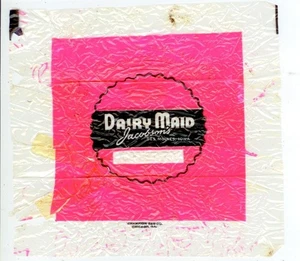 Envoltura de barra de caramelo Jacobson's Dairy Maid de la década de 1940 - 2-1/2 oz - Des Moines Iowa - Imagen 1 de 2