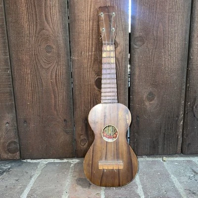 Vintage Ca. 1920 Harmony Ukulele  Early Catalina Island Los Angeles collectible - Image 1 of 4