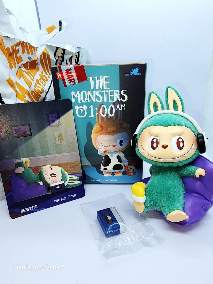 Popmart THE MONSTERS 1:00 A.M. SERIES - MUSIC time,Opened bag,Popular✅️ - Image 1 of 4