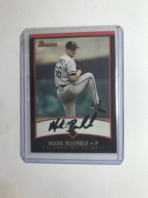 autograph mark buehrle 2001 Bowman #18 - Image 1 of 2