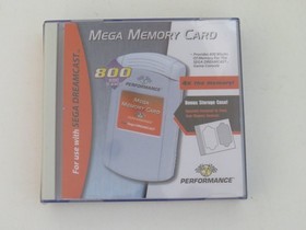 Sega Dreamcast Performance Mega Memory Card P-20-316E - BRAND NEW - SEALED