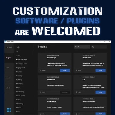 For Streamlined Workflow Customize Your Experience with a 15 Button Keypad - Image 1 of 4
