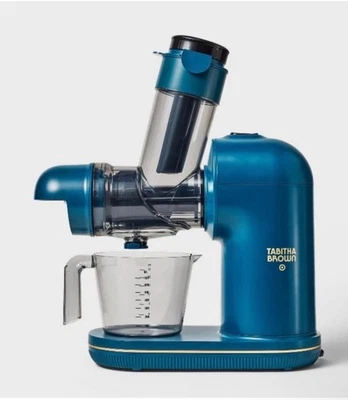 Exprimidor de Masticación Eléctrico Azul Teal Oscuro Tabitha Marrón Nuevo Foto 1 de 2