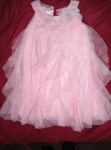 Toddler Girls Dress 3T With Sequin Halter And Ruffle - Picture 1 of 6