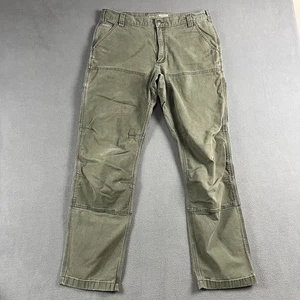 Carhartt Hose Herren 36X31 Moosgrün Carpenter Double Knee Distressed Workwear - Bild 1 von 16