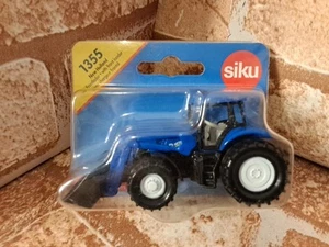 SIKU 1355 · NEW HOLLAND TRACTOR WITH FRONT LOADER · NEW IN SEALED PACK - Picture 1 of 4