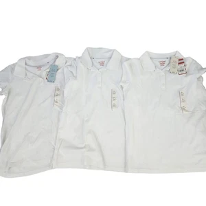 New 3 Cat & Jack School Uniform Polo Shirts Size XL 14-16 Girls - Picture 1 of 4