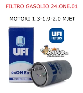 FILTRO GASOLIO UFI 24.ONE.01 LANCIA DELTA 1.6 1.9 2.0 MULTIJET 77363657 - Imagen 1 de 1