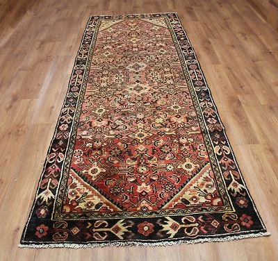Traditional Vintage Wool 290cmX110cm Oriental Rug Handmade Carpet Rugs  - Image 1 of 4