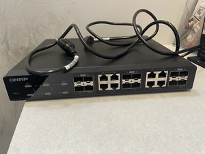 QNAP QSW-1208-8C-US Ethernet Switch, 12-Port - Black - Photo 1/6