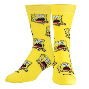 Cool Socks Surprised Bob Funny Novelty Socks Adult Large - Picture 1 of 5