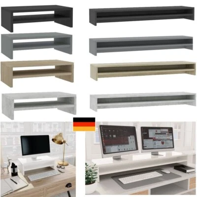 Monitorständer Schreibtischaufsatz Monitorerhöhung Bildschirm Ständer DE - Bild 1 von 4