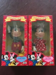 Mickey & Minnie Mouse Set Fashion Club Dolls Figure Takara Japan New in Box Rare - Picture 1 of 6