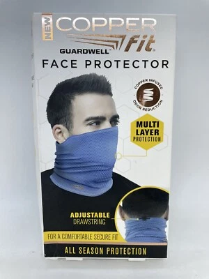 Copper Fit Guardwell Men's Face Protector Adjustable Blue ~ READ! - Image 1 of 2