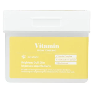 Vitamin Glow Toner Pad, 120 Cotton Pads - Picture 1 of 3
