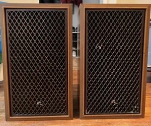 Vintage Sansui SP-1500 3-Way 5-Speakers Stereo Wood Cabinets 60W - Working! - Picture 1 of 14