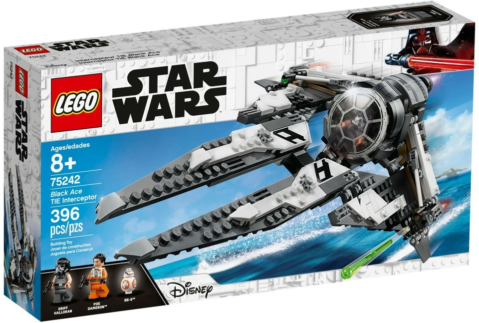 Lego - Star Wars Tie Interceptor Black Ace include Minifigure Multicolore