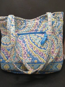 Vera Bradley Blue Foral quilted shoulder bag - Picture 1 of 4