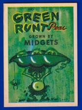 GREEN RUNT PEAS 1960 LEAF FONEY ADS #34 VG-EX+ NO CREASES