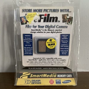 Delkin 16 MB CompactFlash Card DDCFFLS2-016 + Digital Imaging Software Pack - Picture 1 of 4
