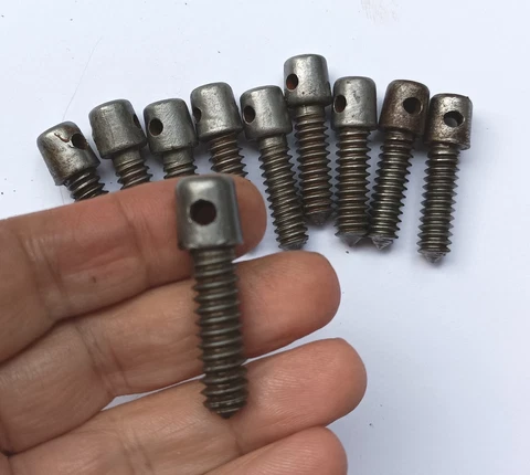 10x Antique Bolt Screw French Bed Replacemen 1 3/4'' long # no Nuts Cover