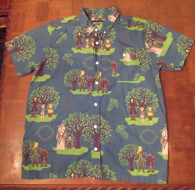 Коробка обед Властелин колец кнопка спереди гавайская рубашка маленький - Изображение 1 из 4