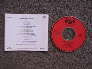 V/A "RCA SINGLE RELEASES 1992 VOL. 7" 3TRX. NM PROMO CD W/MARTINA McBRIDE+MORE - Picture 1 of 5