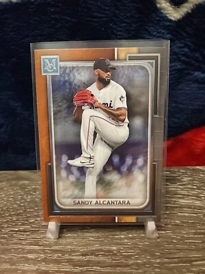 SANDY ALCANTARA 2023 TOPPS MUSEUM COLLECTION COPPER PARALLEL MARLINS - Image 1 of 2